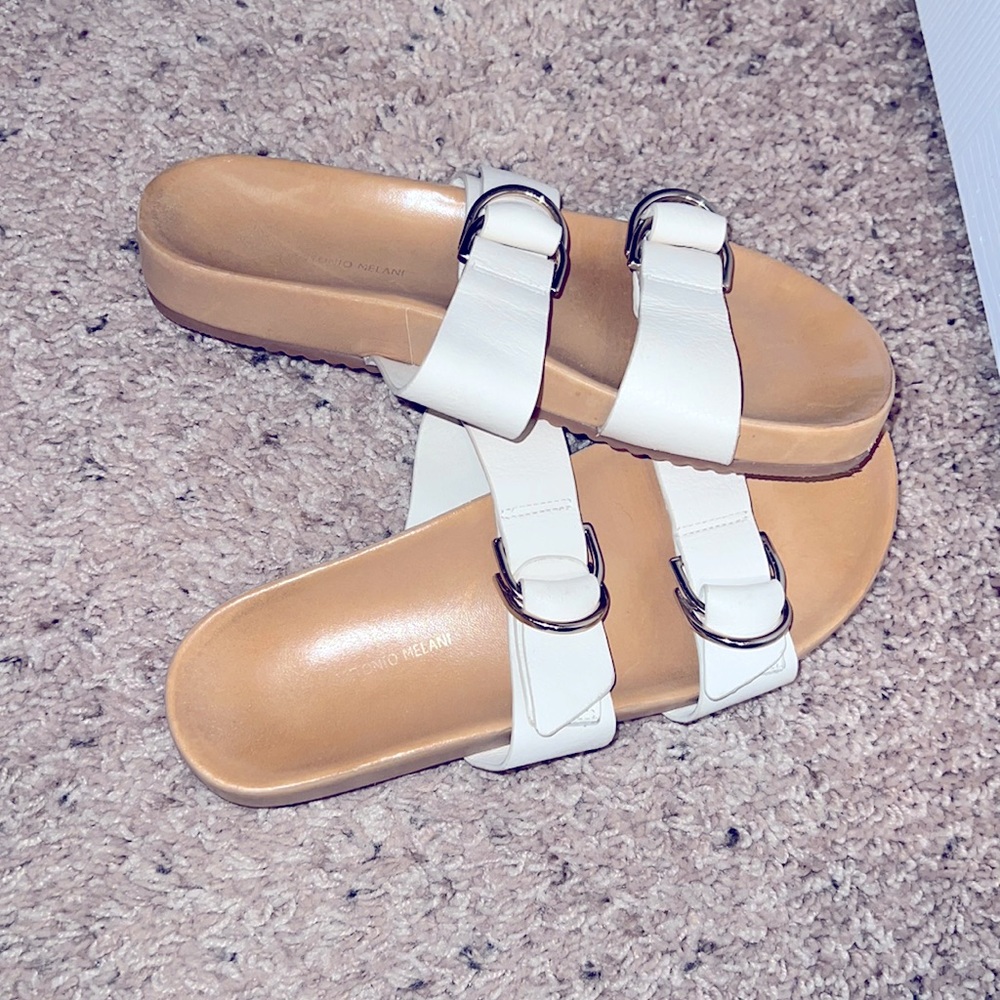 Antonio Melani Ivory White Sandal